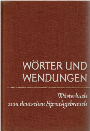 Wörter und Wendungen.“ (Agricola, Dr) – Buch antiquarisch kaufen